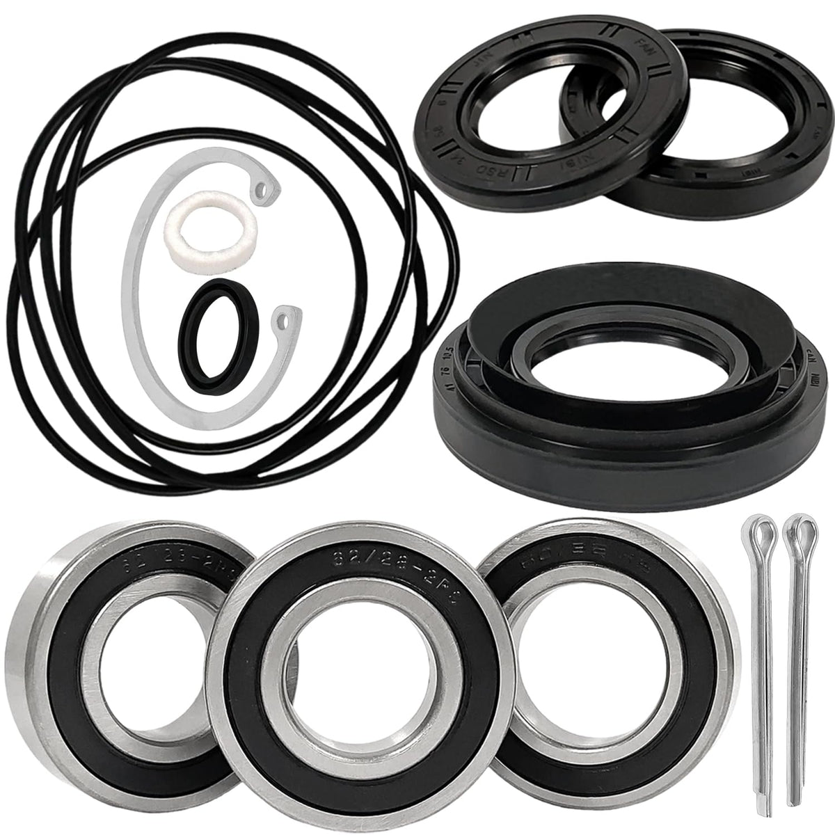 BIGLKNM packaged rear bearing kit showing all included parts for quick service
