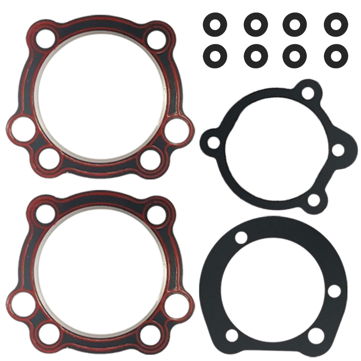 BIGLKNM lower and upper rocker cover gaskets detail demonstrating leak-prevention fit
