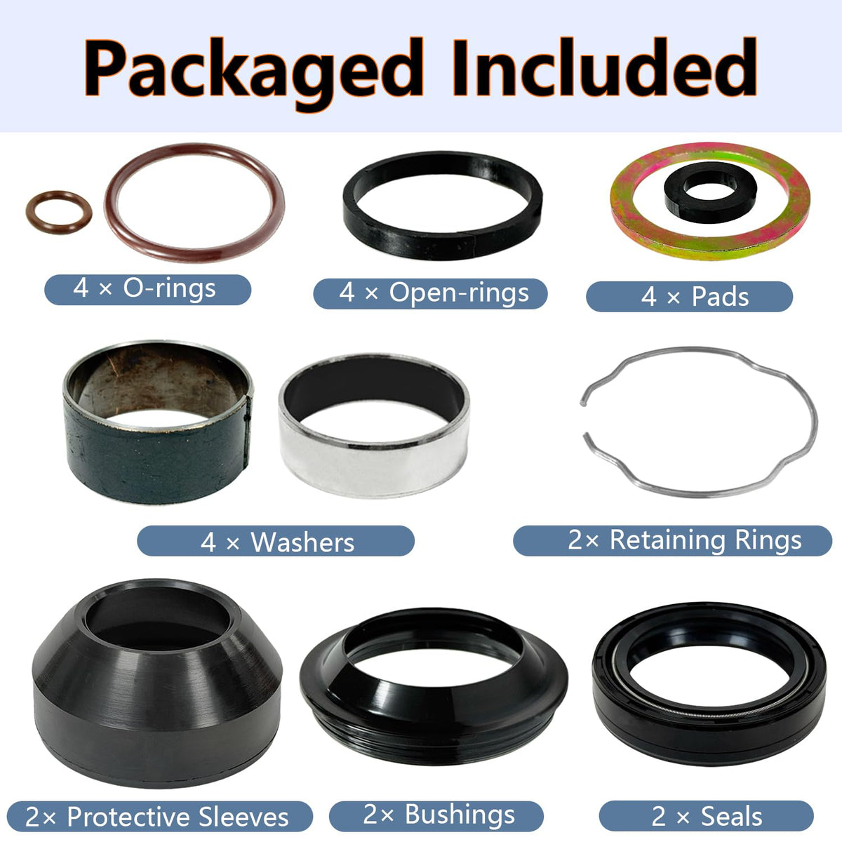 BIGLKNM close-up of seals and bushings showing quality materials and precision fit