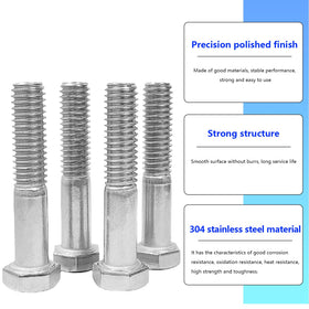 BIGLKNM bolt beside ruler demonstrating accurate length and tolerance