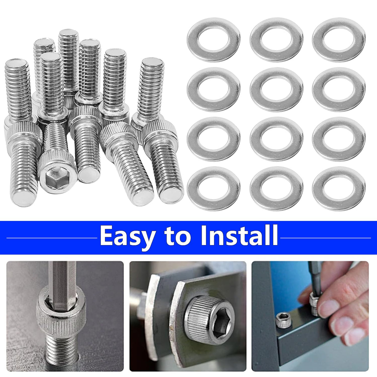 BIGLKNM water pump and valve cover bolts comparison aiding correct selection