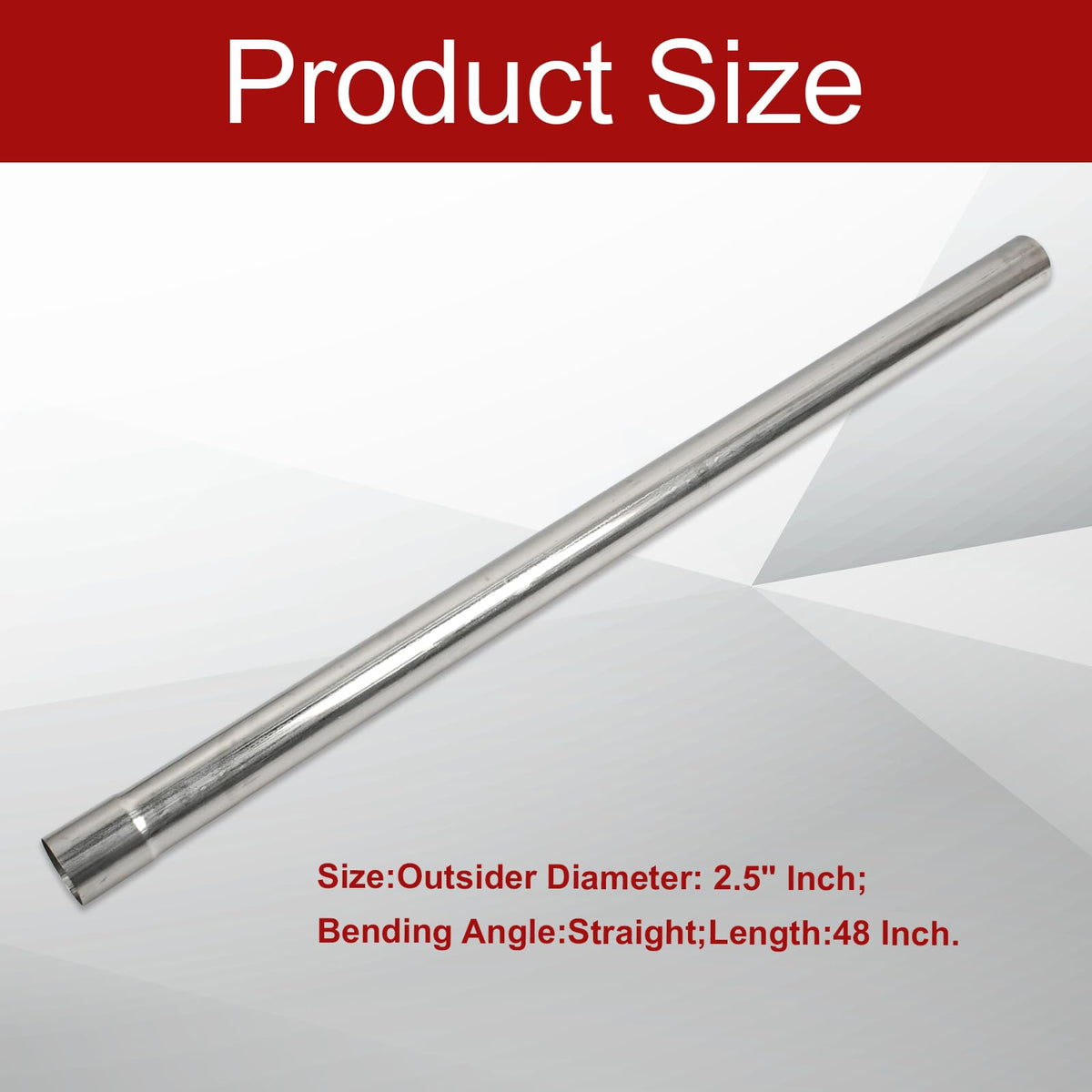 BIGREAT close-up of expanded slip-fit end for easier clamp or weld connections