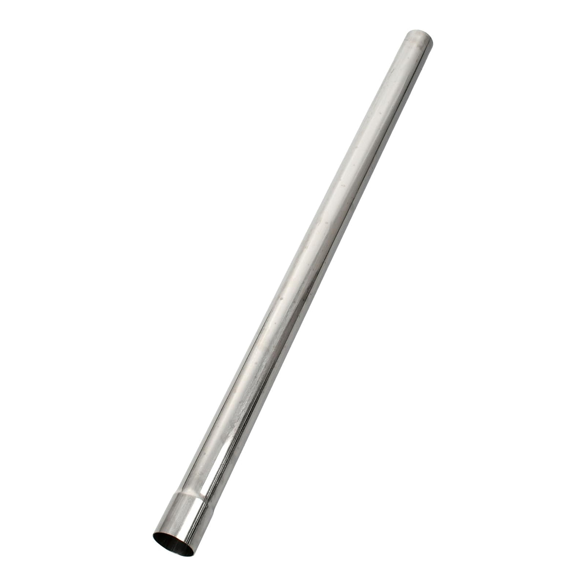 BIGREAT front view of 2.5" OD pipe showing full straight length and fit benefit