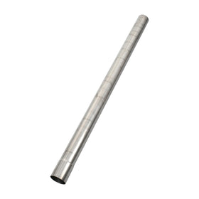 BIGREAT front view of 3" exhaust pipe showing straight profile and benefits