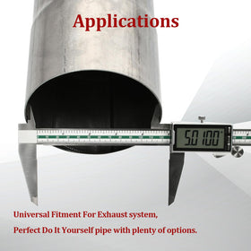 BIGREAT installed on vehicle tailpipe showing application and improved routing benefit