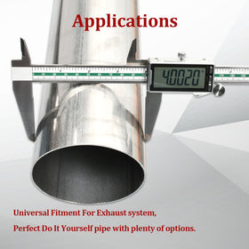 BIGREAT straight tube side profile on workbench, useful for cutting and welding