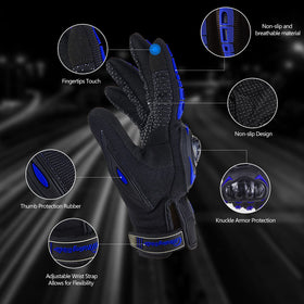 BIHAIZG close-up of padded palm and thumb for impact protection