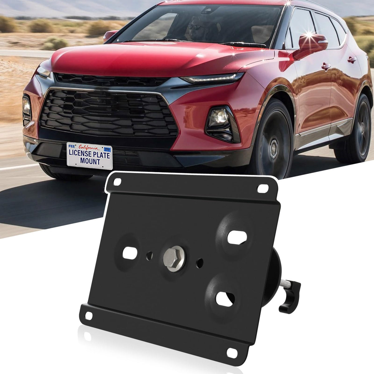 Biinfly front grille mounted frame showing clean installation benefit