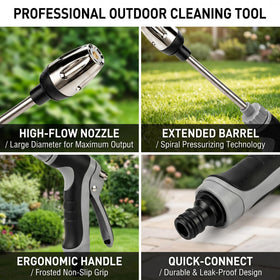 Biiutay cleaning patio in lifestyle scene for versatile outdoor use