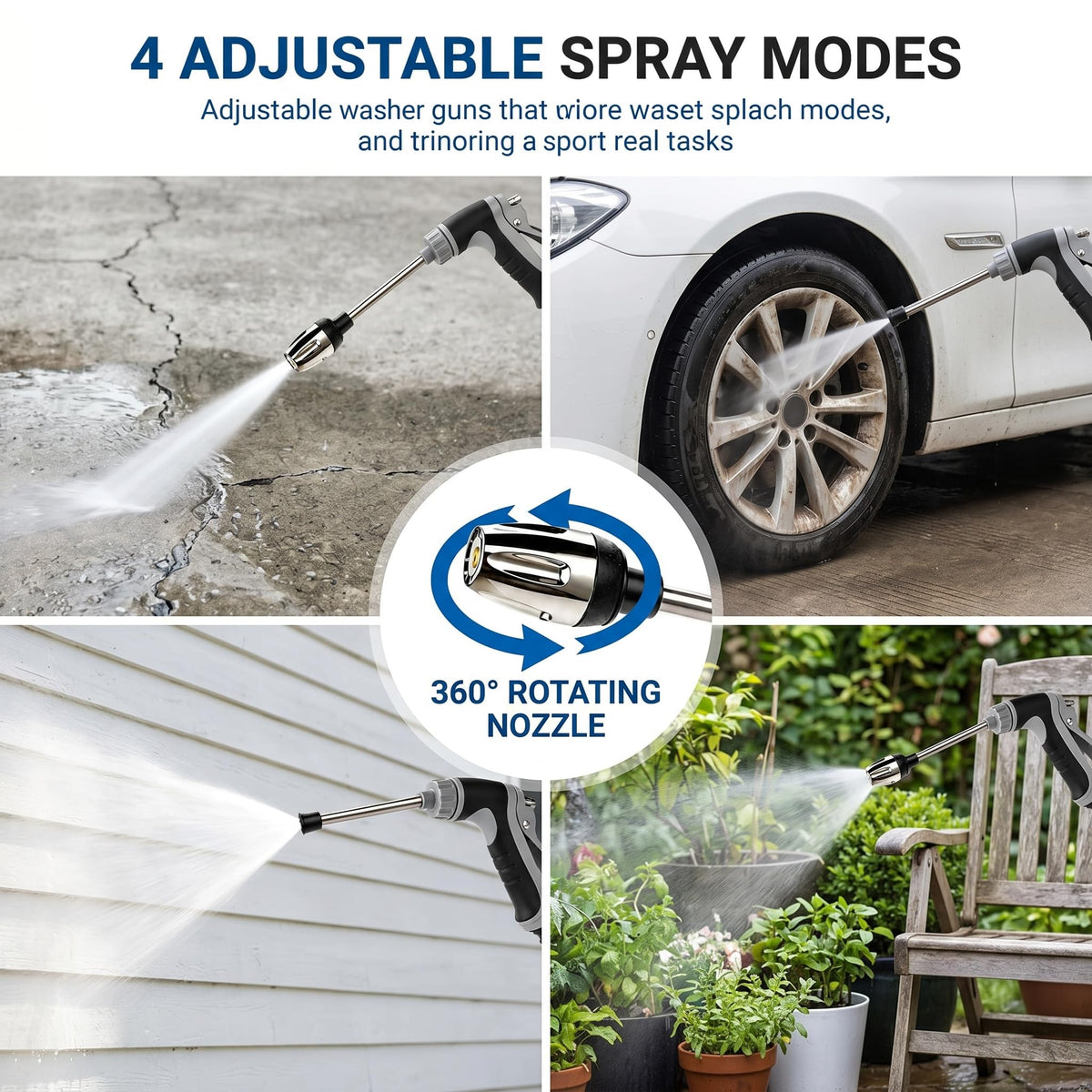 Biiutay quick-connect adapters laid out for fast hose compatibility