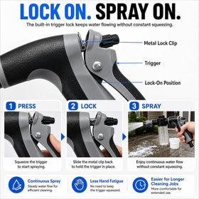 Biiutay stainless-steel wand close-up showing durable construction benefit