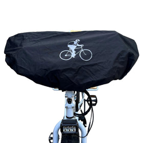 BiKase handlebar front view showing full weather coverage and quick protection