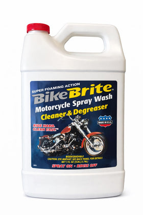 Bike Brite MC441G gallon front label showing product and usage benefits