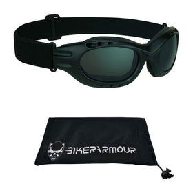 Bikershades foam cushion closeup providing wind and sweat blocking comfort