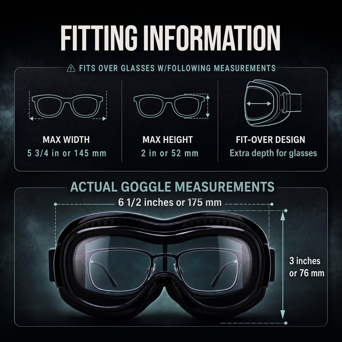 Bikershades dual-density foam detail delivering cushioned comfort and seal