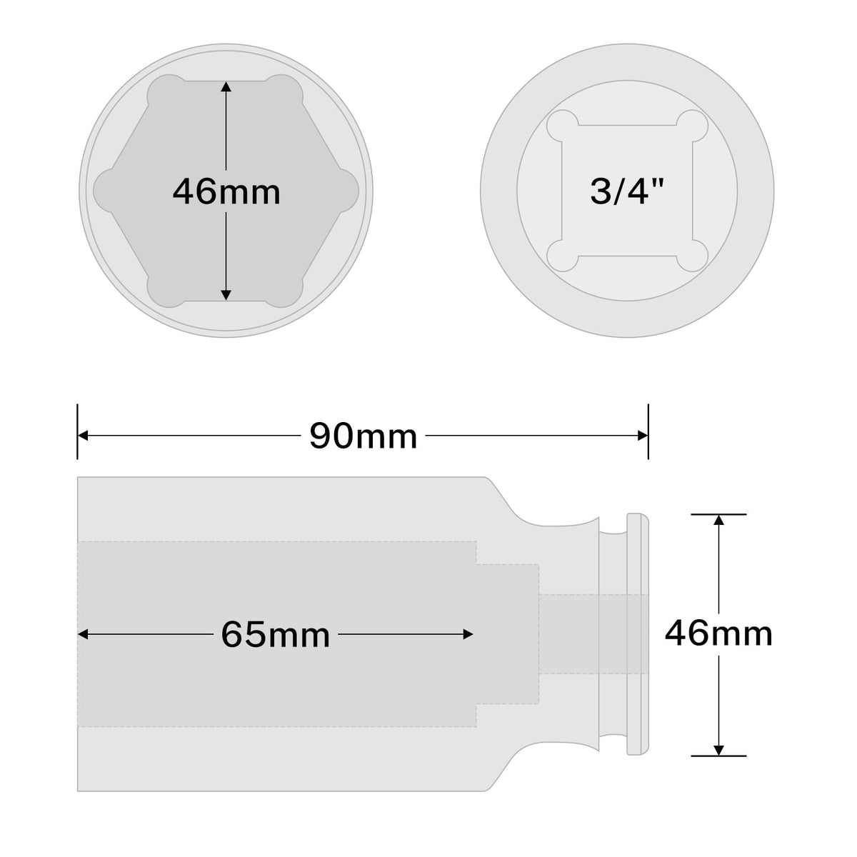 BILITOOLS deep profile close-up demonstrating reach advantage