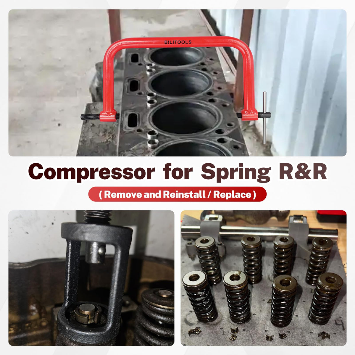 BILITOOLS adapters and extension screws array for broad compatibility