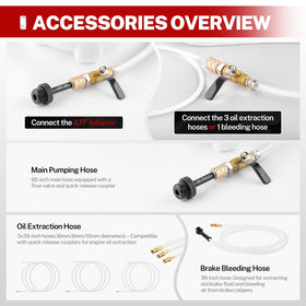 BILITOOLS adapters set laid out demonstrating universal fit for many vehicle makes