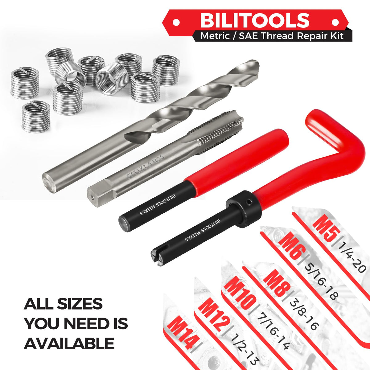 BILITOOLS break pin tool detail illustrating tang removal for unobstructed threads