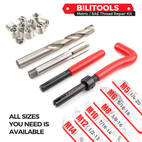 BILITOOLS iron case organized layout for easy transport and storage