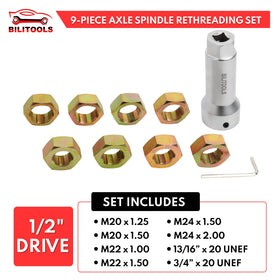BILITOOLS organized chasers in compact case for easy transport
