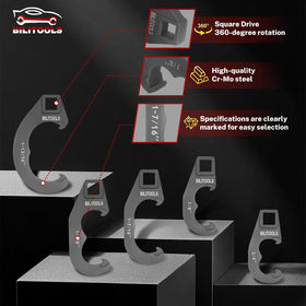 BILITOOLS close-up of machined sockets for precise, damage-free fit