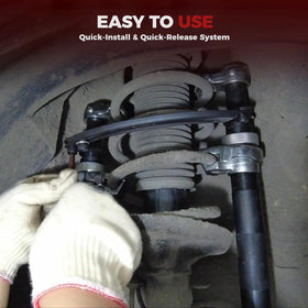 BILITOOLS compressor engaged with wrench showing practical garage use benefit