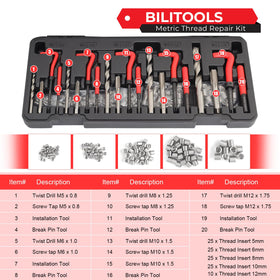 BILITOOLS close-up of 4241 HSS drill bits demonstrating sharp 135° apex for penetration