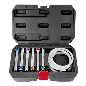 BILITOOLS front view showing case and six color-coded wrenches for quick identification