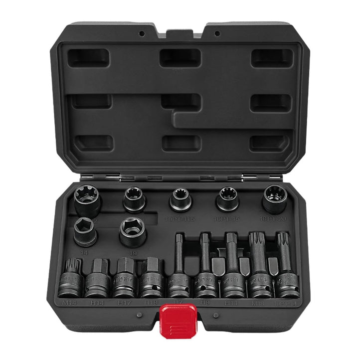 BILITOOLS front view of open case organized for quick selection and transport