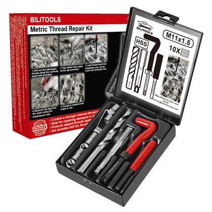 BILITOOLS front view of open iron case showing organized kit and portability benefit