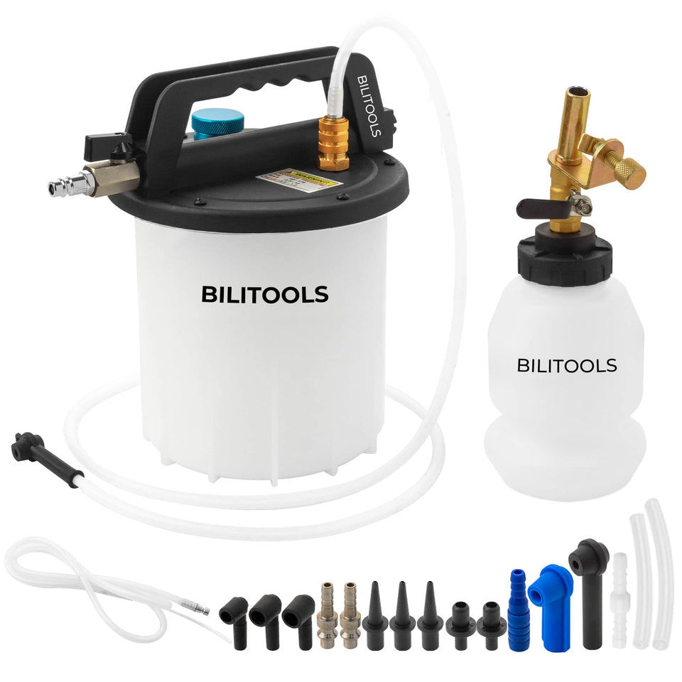 BILITOOLS front view 3L tank showing capacity and secure lid for cleaner jobs