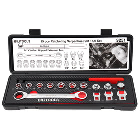 BILITOOLS complete set front view showing tools and case for quick identification and convenience