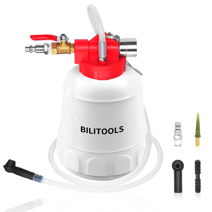 BILITOOLS front view showing tank and label for easy identification and capacity