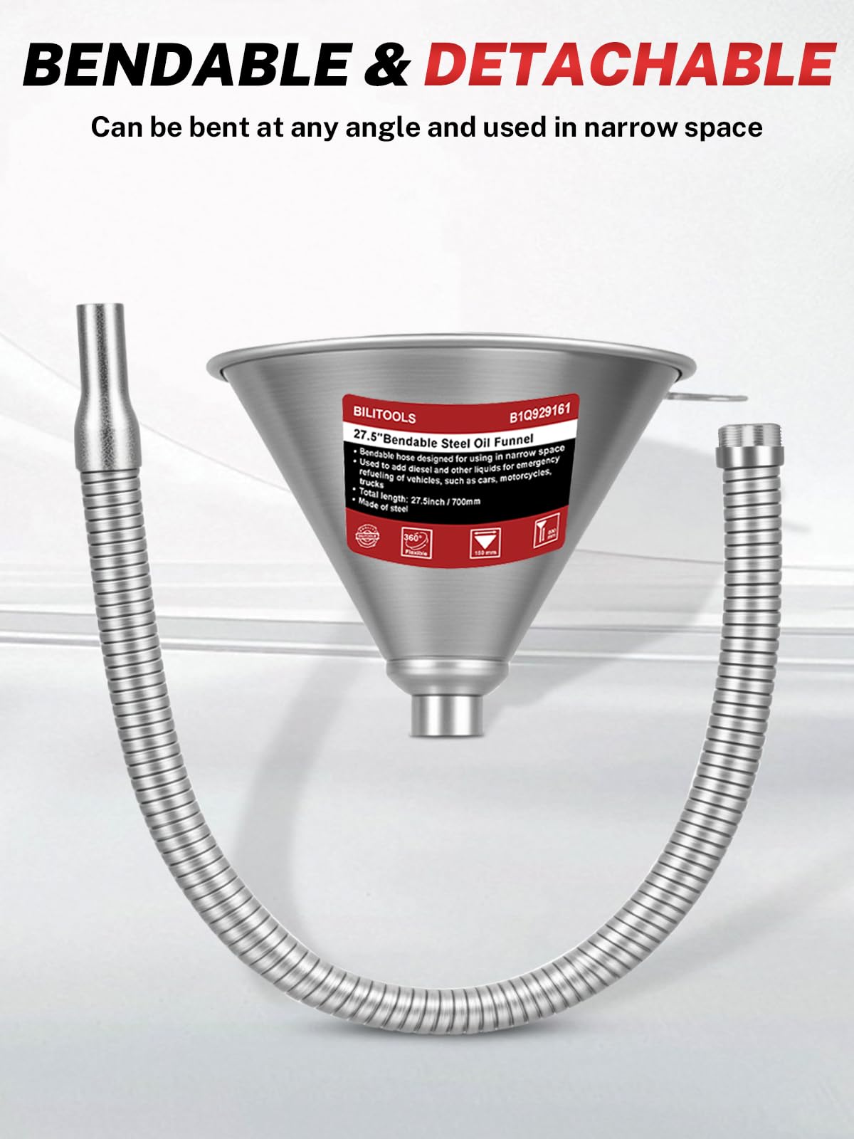 BILITOOLS hanging hook locked showing stable pouring and convenient garage storage