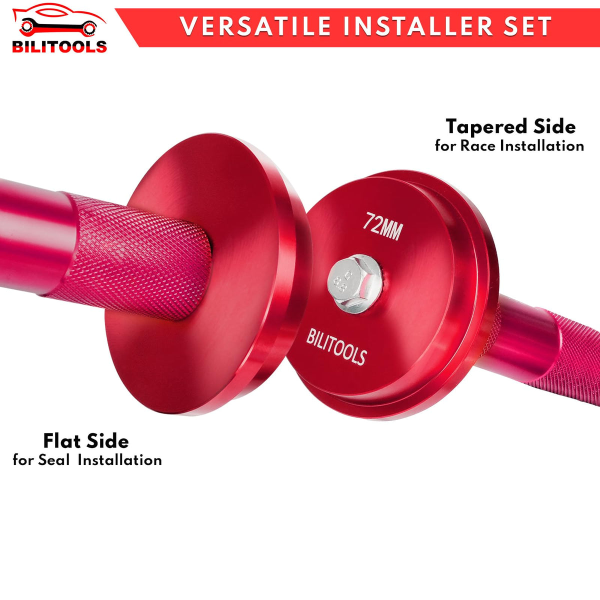 BILITOOLS being used to press a seal into a hub delivering even installation