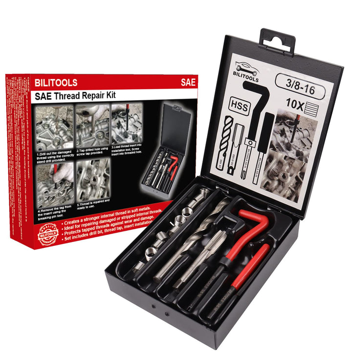 BILITOOLS iron case open with organized tools for quick transport