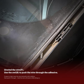 BILITOOLS pull scraper holding glass edge to reduce stress during removal