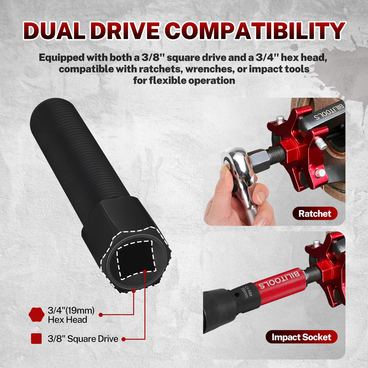 BILITOOLS size comparison with ruler illustrating compact, workshop-ready scale