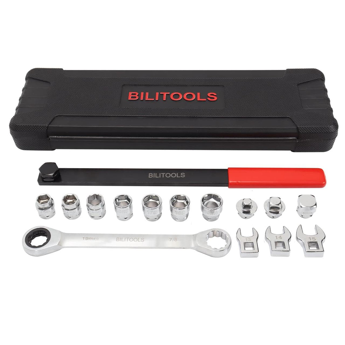 BILITOOLS size comparison with ruler showing tool lengths for fit and scale confidence