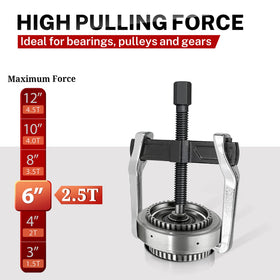 BILITOOLS puller beside a standard wrench showing compact size and portability