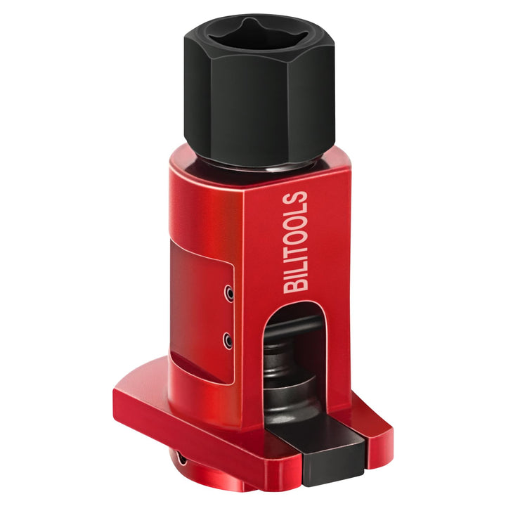 BILITOOLS strut spreader front view showing tool ready for safe separation