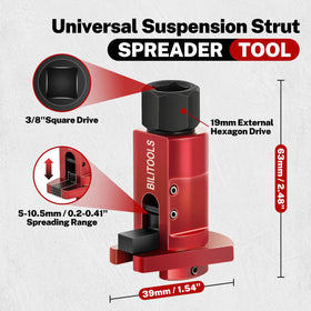 BILITOOLS installed on a hub demonstrating safe strut separation without hammering