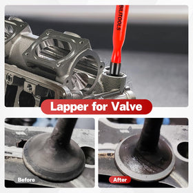 BILITOOLS valve lappers with pads showing finishing capability