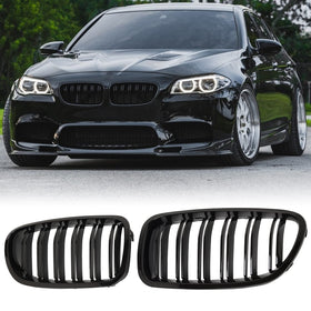 BILLDIO grille front view showing gloss black double slats and sporty look