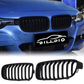 BILLDIO front-view grille installed shows bold front-end upgrade benefit