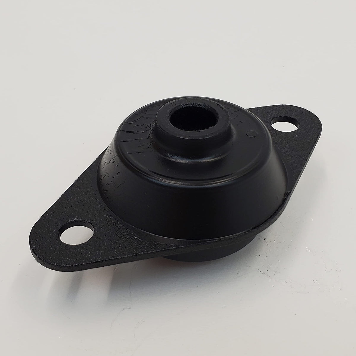 Billet Proof Designs close-up of rubber bushing and mount texture for vibration reduction
