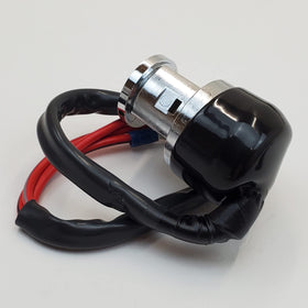 Billet Proof ignition switch with 14-inch preinstalled lead wires and eyelet terminals for easy hookup