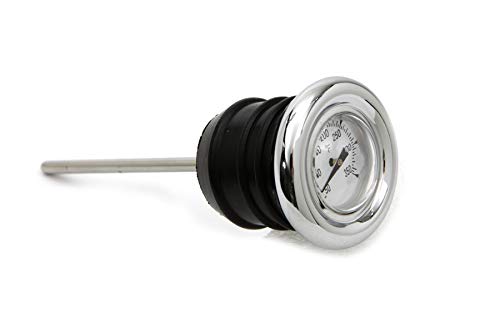 Billet Proof chrome front view showing white gauge face and clear markings for quick reading