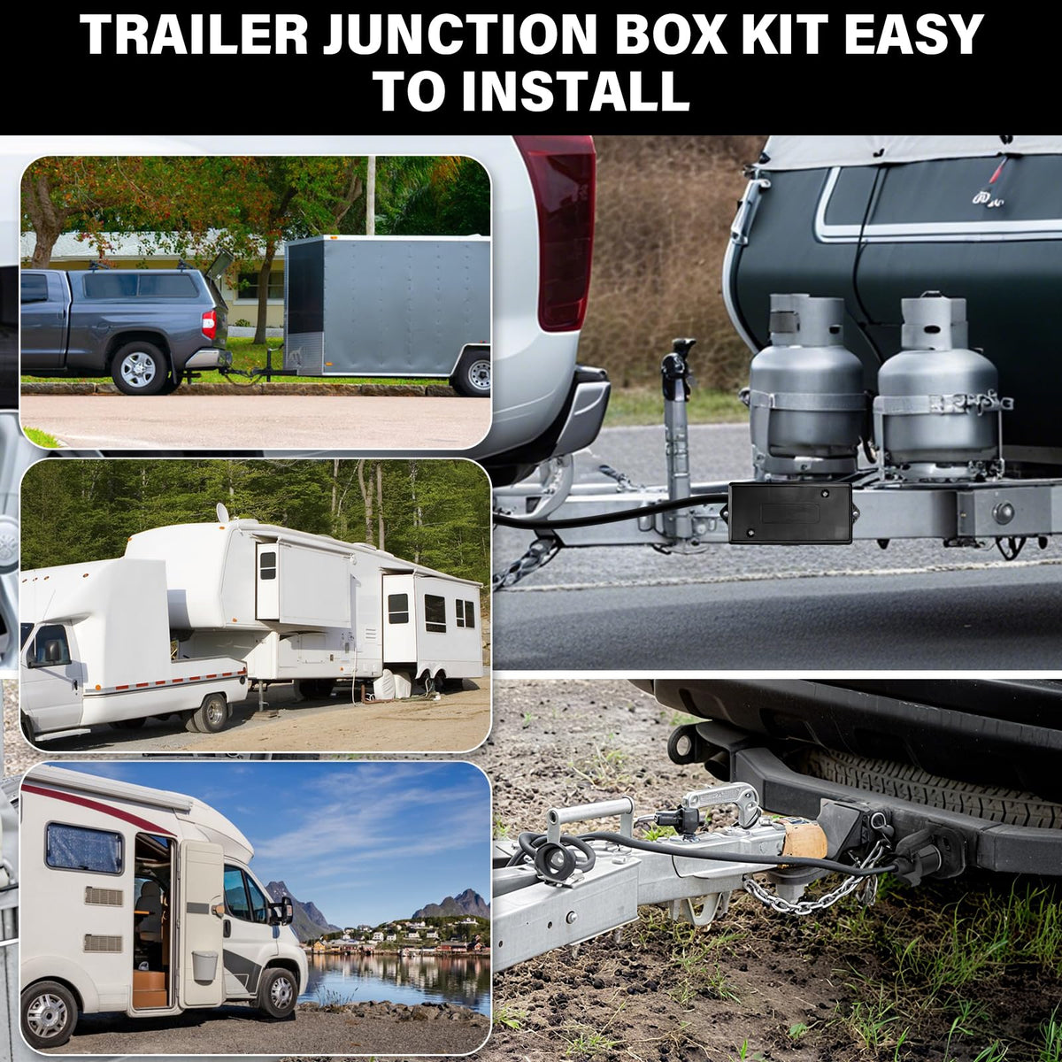 Billion wealth installed on an RV tail, reliable trailer lighting and power benefit